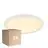 Mehrfachpackung 3x Nordlux LED-Wand- und Deckenleuchte Oja 29 18W 827 1700lm Weiss IP20 | 3-Stufen Dimmbar - Extra Warmweiss
