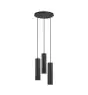 Nordlux Pendelleuchte Tilo Metall Schwarz | IP20 - Geeignet für 3x GU10