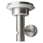 Ledvance Endura Style Solar-Aussenwandleuchte Doppelkreis 6W 3000K Stahl | inkl. Sensor - Warmweiss