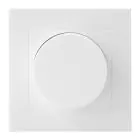 Noxion Drehbare Abdeckplatte für LED Dimmer | Harte Kante - Weiss