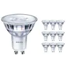 Mehrfachpackung 10x Philips CorePro LEDspot MV GU10 4W 830 36D | Warmweiss - Dimmbar - Ersatz für 35W