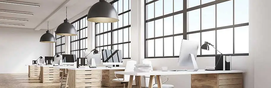 LED-Beleuchtung im Büro LED-Beleuchtung im Büro