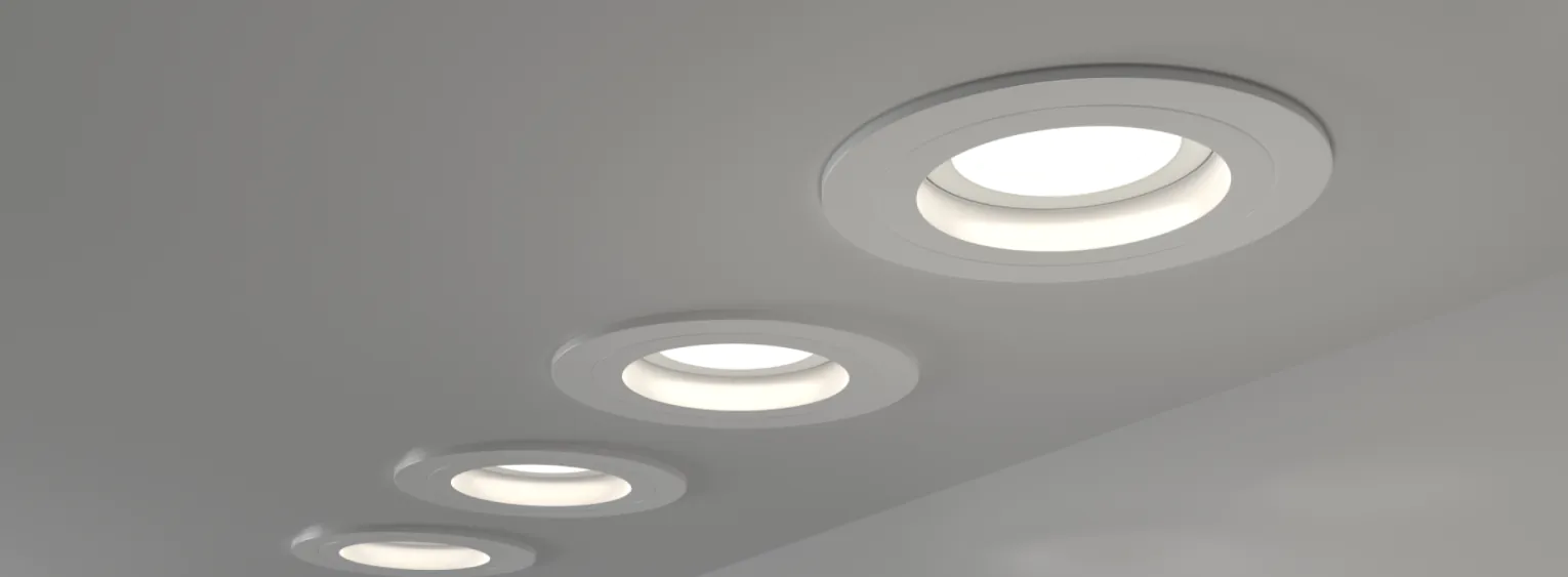 Decke mit LED-Downlights Decke mit LED-Downlights