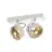 SLV Kalu Spot Aluminium Blanc Rond | Convient pour 2x GU10 (AR111) 