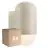 Lot 6x Nordlux Heka Applique Murale Aluminium Sanded |IP54 - Convient pour E27