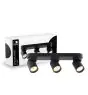 D'Lite Plafond Spot Clio Noir Inclinable| Convient pour 3x GU10
