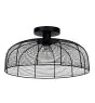 Eglo Plafonnier Rinroe Acier Noir Cuivre | Convient pour E27